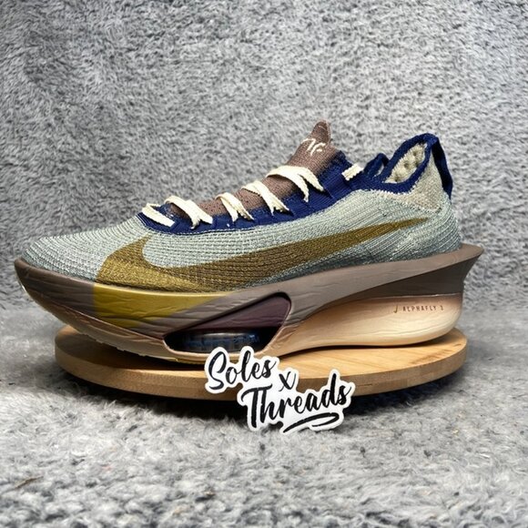 Nike Air Zoom Alphafly NEXT% 3 PRM Size 12 Men Desert Moss HV4318-320 - Picture 4 of 7